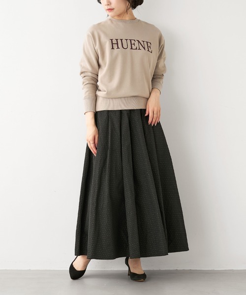 MICA&DEAL（マイカ＆ディール）の「タックメモリースカート（スカート・レディース・イエロー/オリーブ/ブラック・FREE）」の13枚目の写真