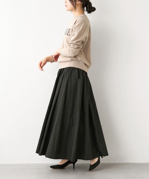 MICA&DEAL（マイカ＆ディール）の「タックメモリースカート（スカート・レディース・イエロー/オリーブ/ブラック・FREE）」の16枚目の写真