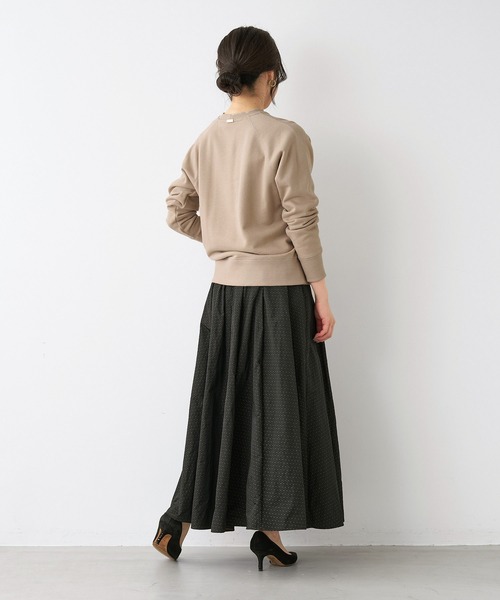 MICA&DEAL（マイカ＆ディール）の「タックメモリースカート（スカート・レディース・イエロー/オリーブ/ブラック・FREE）」の17枚目の写真