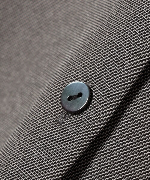 SHIPS any（シップス エニィ）の「【WEB限定】SHIPS any:〈洗濯機可能〉シャーク フラットカラー パフスリーブ ワンピース（シャツワンピース・レディース・グレー/ネイビー・ONE SIZE）」の21枚目の写真