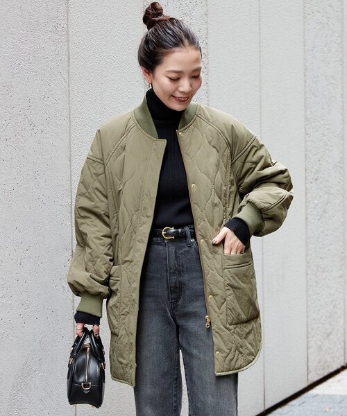 追加2》保温 / リブ付き中綿ブルゾン（ブルゾン）｜B.C STOCK（ベー