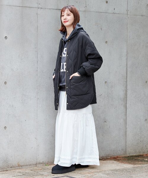 追加2》保温 / リブ付き中綿ブルゾン（ブルゾン）｜B.C STOCK（ベー