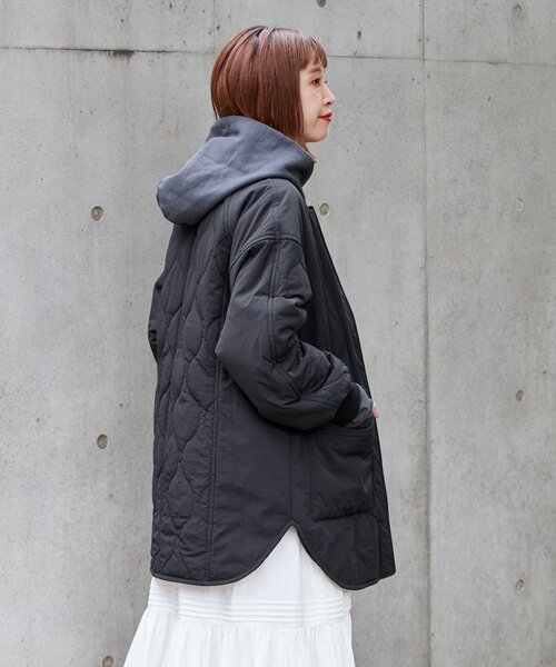 追加2》保温 / リブ付き中綿ブルゾン（ブルゾン）｜B.C STOCK（ベー