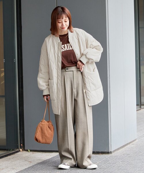 追加2》保温 / リブ付き中綿ブルゾン（ブルゾン）｜B.C STOCK（ベー