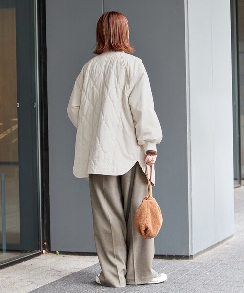 追加2》保温 / リブ付き中綿ブルゾン（ブルゾン）｜B.C STOCK（ベー