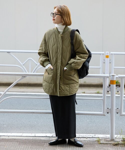 追加2》保温 / リブ付き中綿ブルゾン（ブルゾン）｜B.C STOCK（ベー