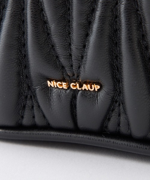 one after another NICE CLAUP（ワンアフターアナザーナイスクラップ）の「シャーリングミニバニティバッグ（ショルダーバッグ・レディース・ピンク/ブラック/アイボリー・FREE）」の12枚目の写真