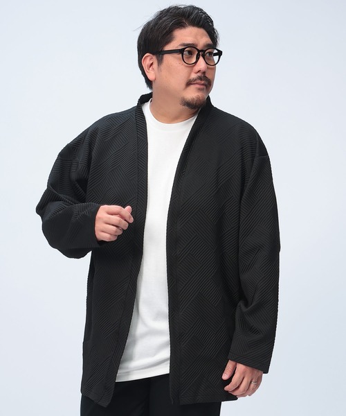 【セール】PLEGGI (プレッジ) 無地 半袖 Tシャツ×幾何学ジャガード トッパーカーディガン アンサンブル 6477028（カーディガン/ボレロ）｜SAKAZEN（サカゼン）