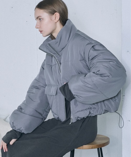 le ELMi（ルエルミ）の「2way padded volume jacket / vest / 2way 