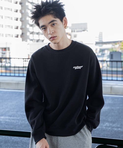 WEGO(ウィゴー)の「WEGO/リラックスフィットグラフィックプルオーバー(スウェット・メンズ・ホワイト/ブラック・MEDIUM/LARGE)」の10枚目の写真