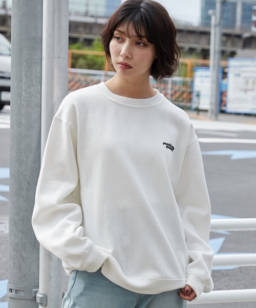 WEGO(ウィゴー)の「WEGO/リラックスフィットグラフィックプルオーバー(スウェット・メンズ・ホワイト/ブラック・MEDIUM/LARGE)」の22枚目の写真