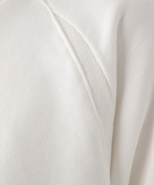 LEPSIM（レプシィム）の「ラグランリブプルオーバー　140539（Tシャツ/カットソー・レディース・ブラック/オフホワイト/レッド/ピンク/キナリ/エメラルドブルー/チャコールグレー・TALL/FREE）」の8枚目の写真