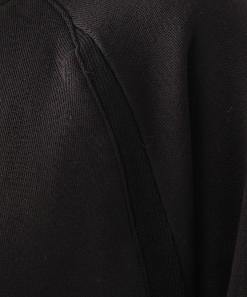 LEPSIM（レプシィム）の「ラグランリブプルオーバー　140539（Tシャツ/カットソー・レディース・ブラック/オフホワイト/レッド/ピンク/キナリ/エメラルドブルー/チャコールグレー・TALL/FREE）」の9枚目の写真