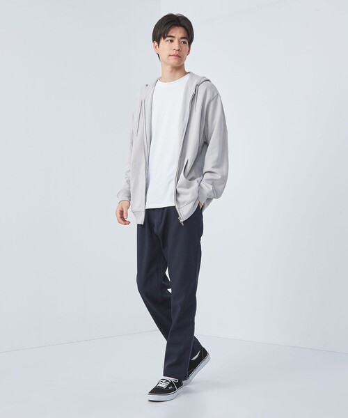 green label relaxing(グリーンレーベルリラクシング)の「クリア スウェット ジップ パーカー(パーカー・メンズ・ブラック/ライトグレー/オレンジ・M/XL/L/S)」の6枚目の写真