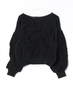 トップス Basketcase COURTNEY LOVE , KNIT BLACK XS Basketcase COURTNEY LOVE , KNIT（Tシャツ/カットソー