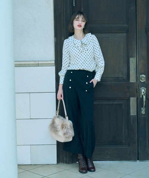 an another angelus(アンアナザーアンジェラス)の「レトロヒールレースアップブーツ/ananotherangelus(ブーツ・レディース・ブラウン/ブラック・L/M/S)」の12枚目の写真