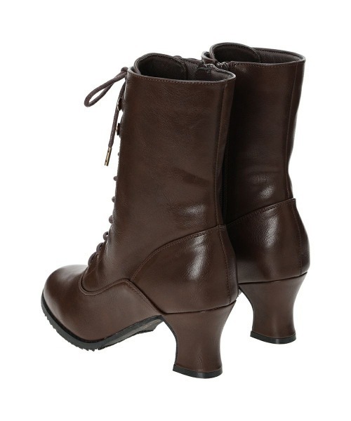 an another angelus(アンアナザーアンジェラス)の「レトロヒールレースアップブーツ/ananotherangelus(ブーツ・レディース・ブラウン/ブラック・L/M/S)」の15枚目の写真