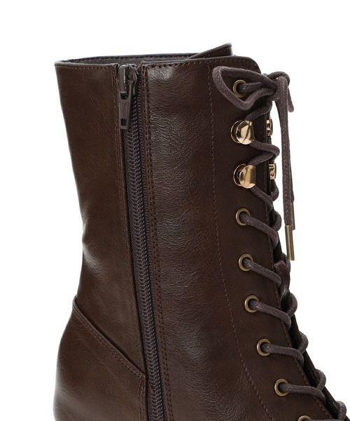 an another angelus(アンアナザーアンジェラス)の「レトロヒールレースアップブーツ/ananotherangelus(ブーツ・レディース・ブラウン/ブラック・L/M/S)」の18枚目の写真