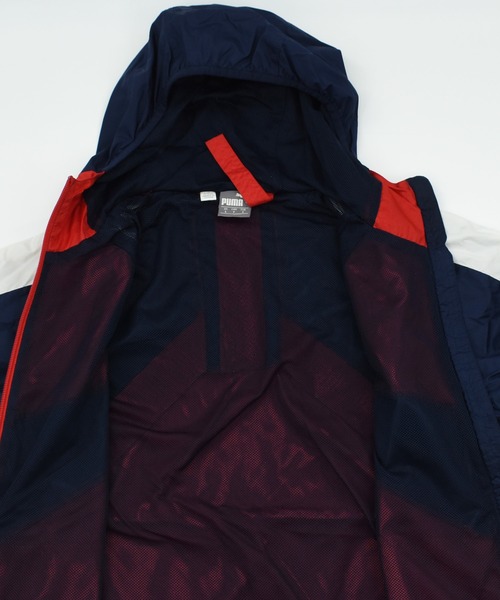 PUMA（プーマ）の「【ヴィンテージ古着】PUMA フルジップジャケット（ブルゾン・メンズ・レッド・SMALL）」の9枚目の写真