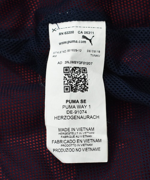PUMA（プーマ）の「【ヴィンテージ古着】PUMA フルジップジャケット（ブルゾン・メンズ・レッド・SMALL）」の13枚目の写真