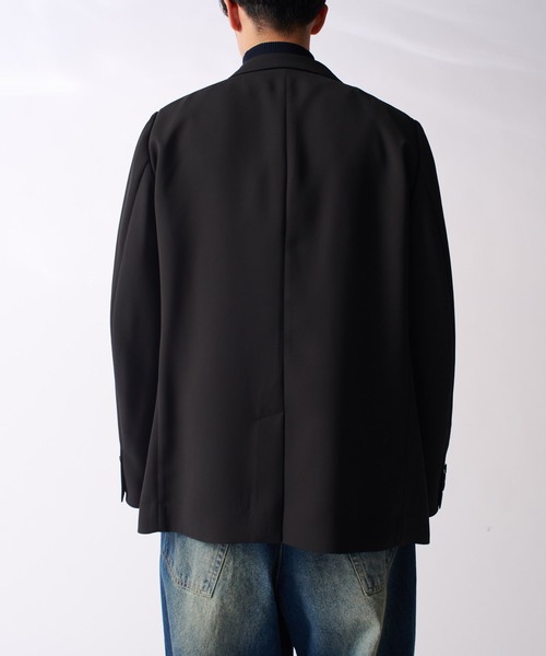 Lui's（ルイス）の「comfortable ダブルジャケット（テーラードジャケット・メンズ・ブラック/ブラック系その他・S/M）」の5枚目の写真