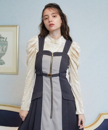 REDYAZEL | ベロアチュールトップス(Tシャツ/カットソー)