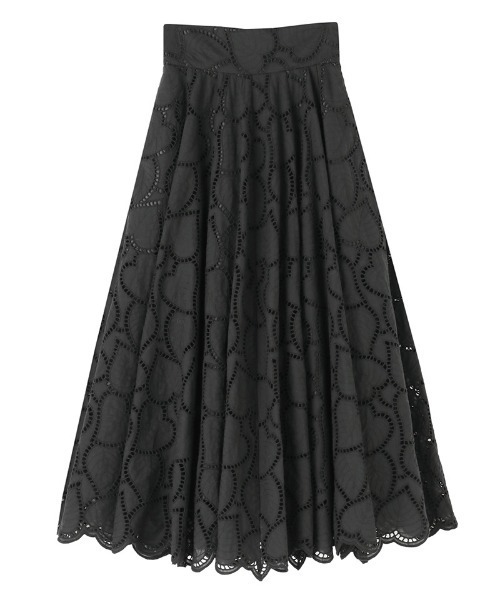 JENNE（ジェンヌ）の「ラグジュアリーコットンレーススカート（スカート・レディース・ホワイト/ブラック・SMALL/MEDIUM/LARGE）」の9枚目の写真