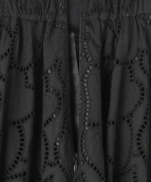 JENNE（ジェンヌ）の「ラグジュアリーコットンレーススカート（スカート・レディース・ホワイト/ブラック・SMALL/MEDIUM/LARGE）」の11枚目の写真