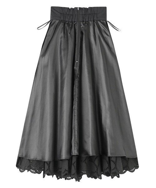 JENNE（ジェンヌ）の「ラグジュアリーコットンレーススカート（スカート・レディース・ホワイト/ブラック・SMALL/MEDIUM/LARGE）」の12枚目の写真