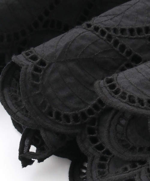 JENNE（ジェンヌ）の「ラグジュアリーコットンレーススカート（スカート・レディース・ホワイト/ブラック・SMALL/MEDIUM/LARGE）」の14枚目の写真