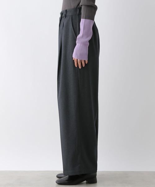 LEPSIM（レプシィム）の「ストレッチウールライクラップパンツ　147610（その他パンツ・レディース・アイボリー/グレー・FREE）」の15枚目の写真