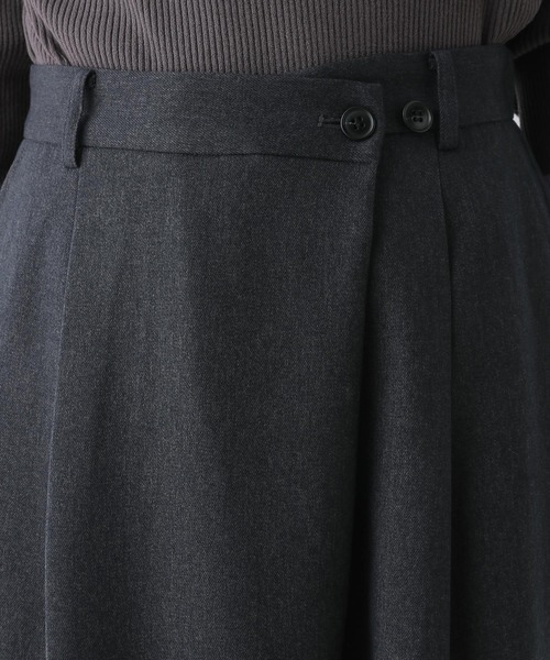 LEPSIM（レプシィム）の「ストレッチウールライクラップパンツ　147610（その他パンツ・レディース・アイボリー/グレー・FREE）」の17枚目の写真