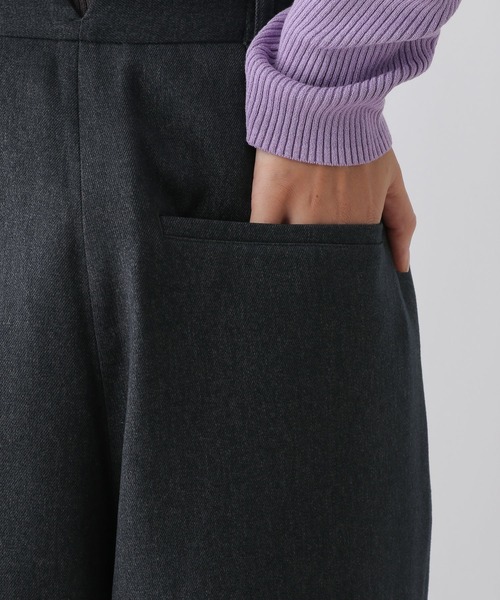 LEPSIM（レプシィム）の「ストレッチウールライクラップパンツ　147610（その他パンツ・レディース・アイボリー/グレー・FREE）」の21枚目の写真