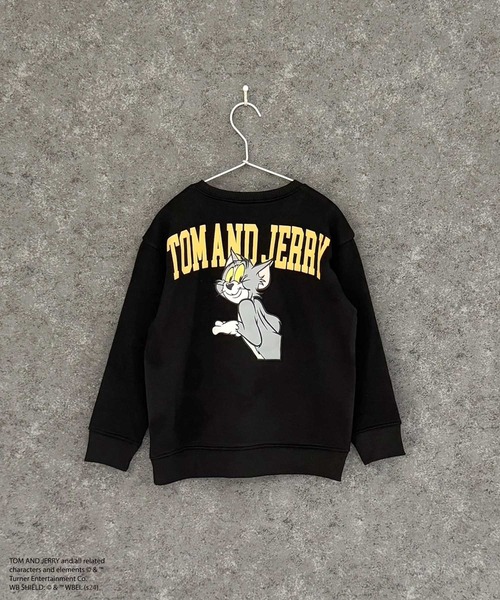 Tom&Jerry(トムアンドジェリー)の「TOM&JERRY トム&ジェリー 綿タッチ 裏起毛 ピリング加工 バックプリント BIG トレーナー(スウェット・キッズ・杢グレー/グレー系/アイボリー系/ブラック/グレー系2/グレー系3/グレー系1/ベージュ系/アイボリー系1/グリーン/グリーン系/ブラック系/チャコール/ベージュ/オートミール/ネイビー・110cm/120cm/130cm/140cm/150cm/160cm)」の20枚目の写真