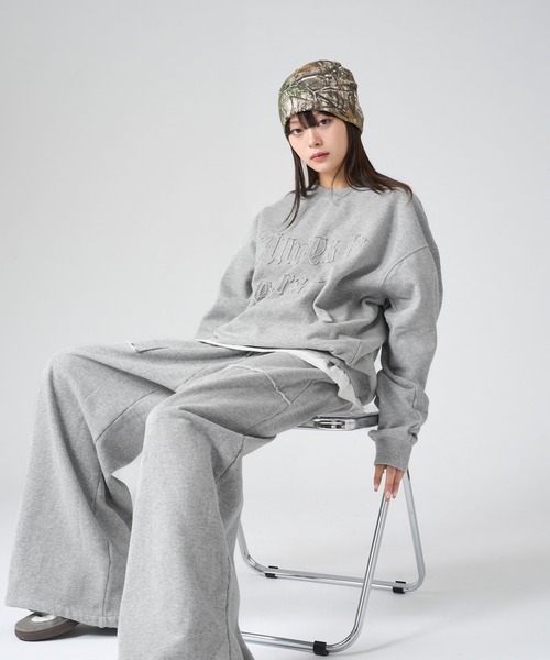 kutir（クティール）の「VINTAGE LIKE WIDE SWEAT PANTS/ヴィンテージライクワイドスウェットパンツ（その他パンツ・メンズ・杢グレー/ボルドー/ブラック/ネイビー・LARGE/MEDIUM/SMALL）」の7枚目の写真