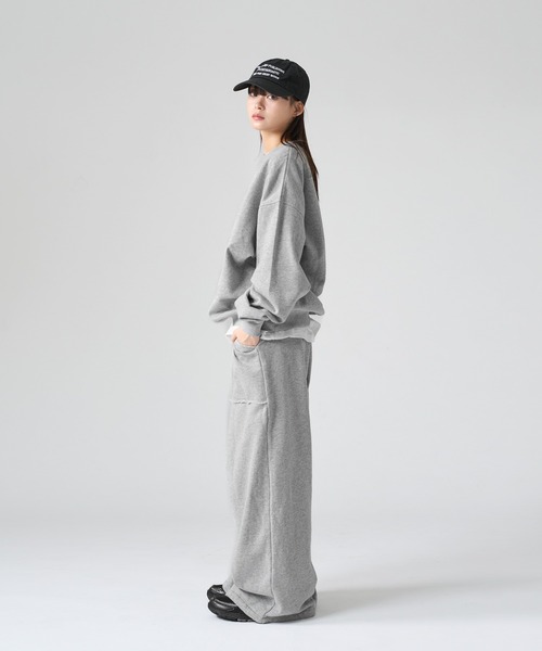 kutir（クティール）の「VINTAGE LIKE WIDE SWEAT PANTS/ヴィンテージライクワイドスウェットパンツ（その他パンツ・メンズ・杢グレー/ボルドー/ブラック/ネイビー・LARGE/MEDIUM/SMALL）」の11枚目の写真
