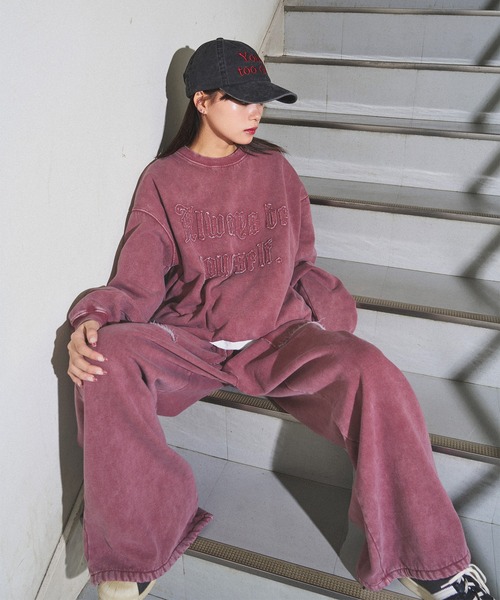 kutir（クティール）の「VINTAGE LIKE WIDE SWEAT PANTS/ヴィンテージライクワイドスウェットパンツ（その他パンツ・メンズ・杢グレー/ボルドー/ブラック/ネイビー・LARGE/MEDIUM/SMALL）」の22枚目の写真