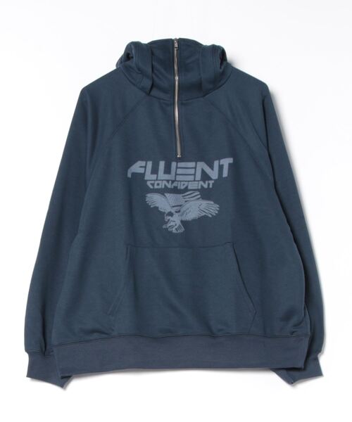 VENCEEXCHANGE(ヴァンスエクスチェンジ)の「イーグルハーフジップパーカー(パーカー・レディース・グレー系その他/チャコール/ネイビー・FREE)」の21枚目の写真