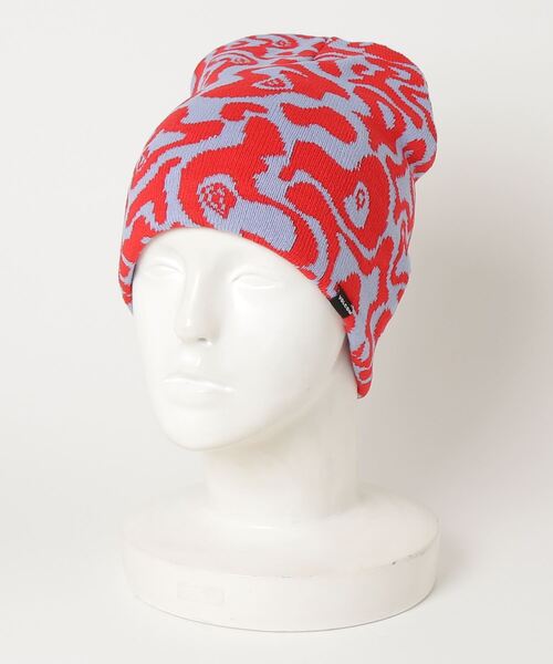 VOLCOM（ボルコム）の「【VOLCOM】 BLLBRD BEANIE（ニットキャップ/ビーニー・メンズ・レッド系その他/グレー系その他/ブラック×ホワイト・ONE SIZE）」の3枚目の写真