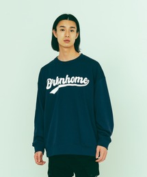 スウェット（ブルー・ネイビー/青色系・ブランドロゴ）ファッション