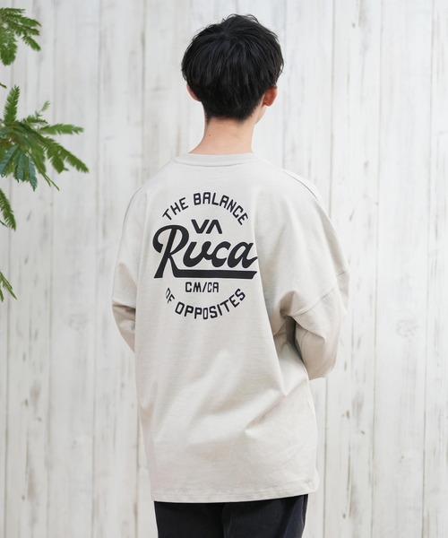 RVCA トップス RVCA ルーカ 長袖 Tシャツ メンズ バックプリント ラウンドロゴ