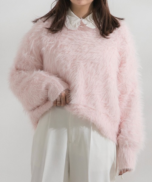 rectangle(レクタングル)の「2wayフリルネックボリュームブラウス(シャツ/ブラウス・レディース・ホワイト・SMALL/MEDIUM/LARGE)」の8枚目の写真