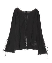 【OUNNOUN】楊柳2WAYフレアスリーブブラウス