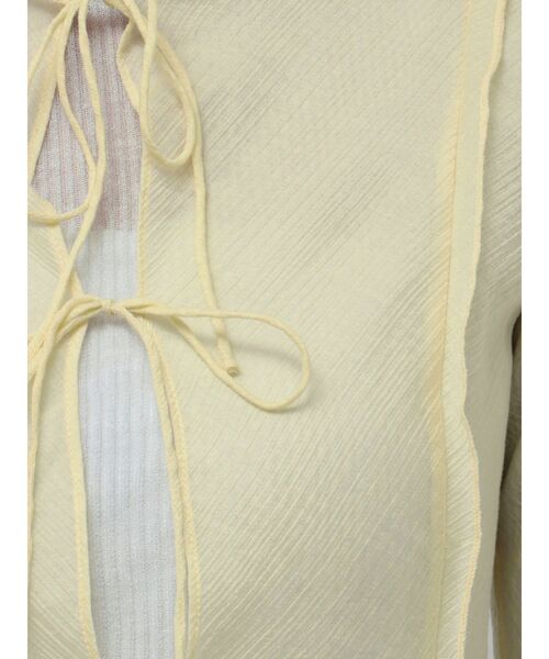 OUNNOUN（オウンノウン）の「【OUNNOUN】楊柳2WAYフレアスリーブブラウス（シャツ/ブラウス・レディース・イエロー/アイボリー/ブラック・FREE）」の17枚目の写真