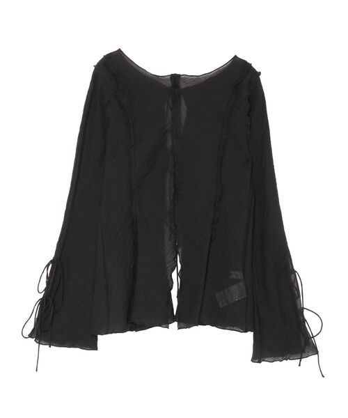 OUNNOUN（オウンノウン）の「【OUNNOUN】楊柳2WAYフレアスリーブブラウス（シャツ/ブラウス・レディース・イエロー/アイボリー/ブラック・FREE）」の19枚目の写真