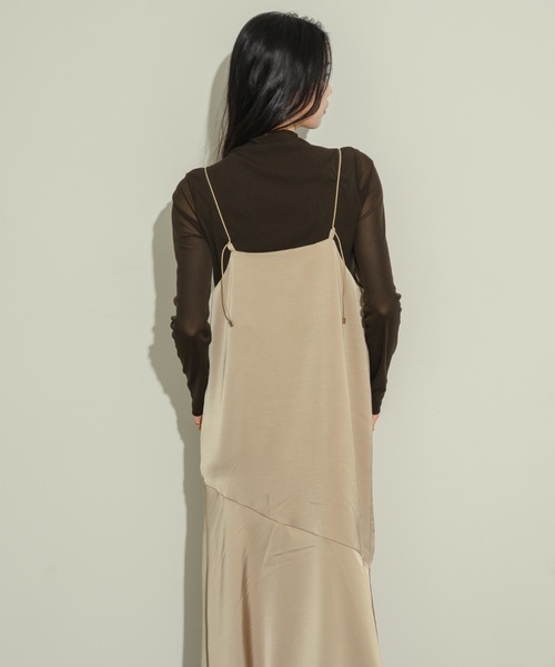 ワッシャーサテンキャミワンピース（ワンピース）｜NEUNA（ヌナ）の