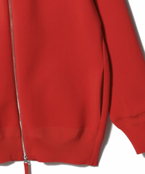 ESTNATION（エストネーション）の「ESTNATION / ECOポリ ミラノリブフーディーブルゾン（パーカー・メンズ・ホワイト/グレイッシュブルー/ブラック/レッド・MEDIUM/LARGE/X-LARGE/SMALL）」の16枚目の写真