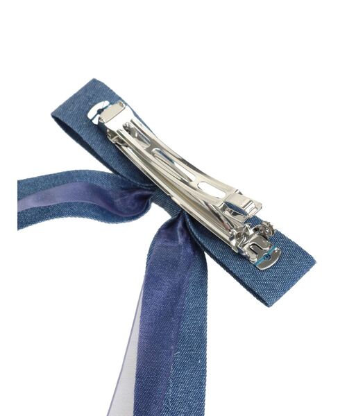 完売品 ALEXANDRE DE PARIS ブルーデニム バレッタ クリップ 完売品 ALEXANDRE DE PARIS ブルーデニム バレッタ クリップ