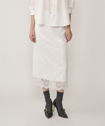 DOLCE & GABBANA レース ドット柄 チュールスカート 大きいサイズ DOLCE & GABBANA レース ドット柄 チュールスカート 大きい