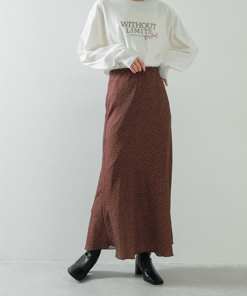 SENSE OF PLACE by URBAN RESEARCH(センスオブプレイスバイアーバンリサーチ)の「ドットナロースカート(スカート・レディース・ブラウン系その他/ブラック系その他/ホワイト系その他・SMALL/MEDIUM)」の13枚目の写真